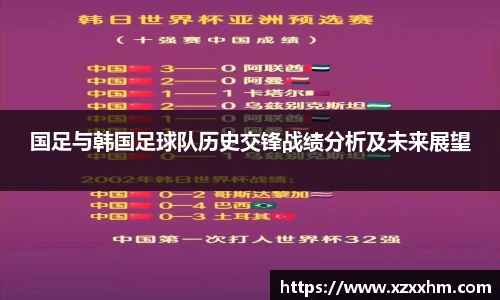 国足与韩国足球队历史交锋战绩分析及未来展望